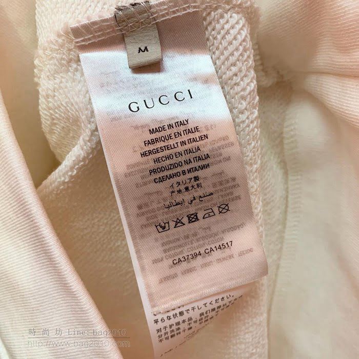 Gucci男裝 19-20FW新款 古奇白色圓領男士衛衣 男士秋季新款單品  tzy2290